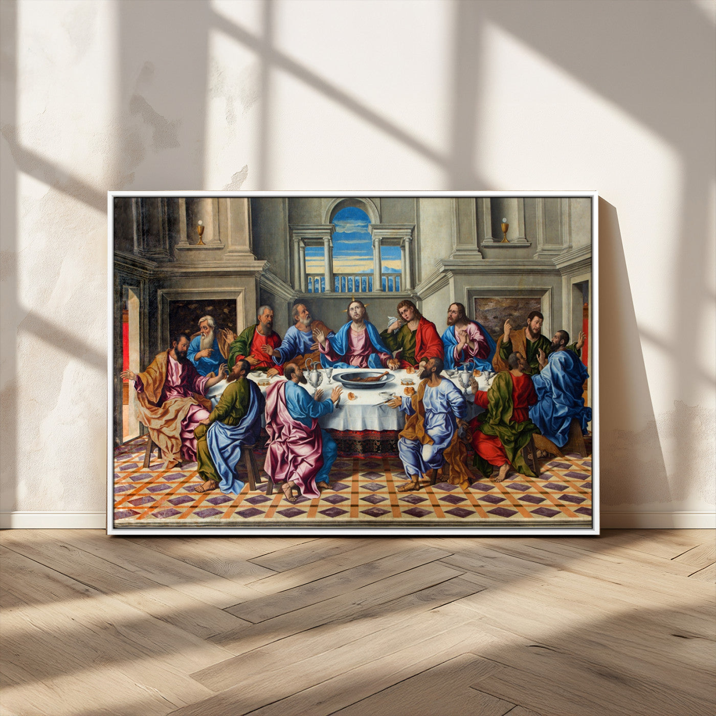 MGV-FC-36X24 - The Last Supper Multi Panel Canvas Wall Art
