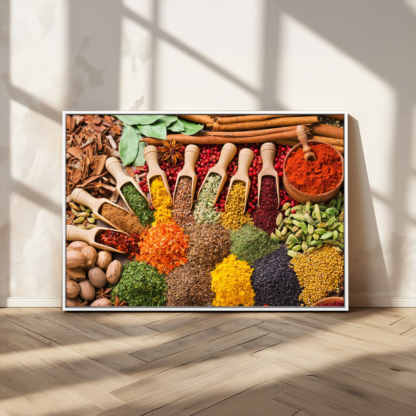 MGV-FC-36X24 - Spices Kitchen Wall Art Canvas Print