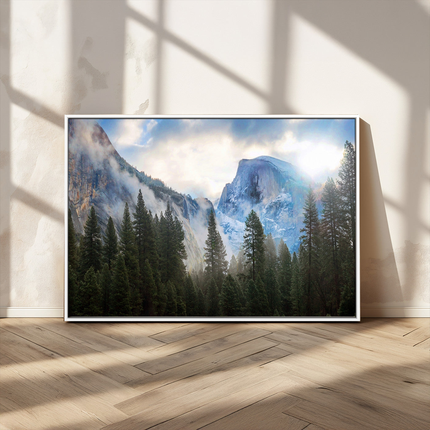-Half Dome Yosemite Calinia Wall Art Canvas Print El Capitan