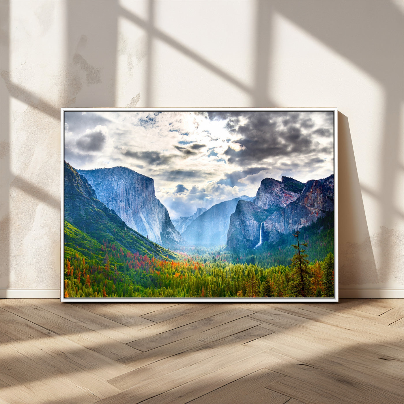 MGV-FC-36X24 - Yosemite Park Half Dome 3 Panel Canvas Print | Large Giclée Landscape Wall Art for Living Room,