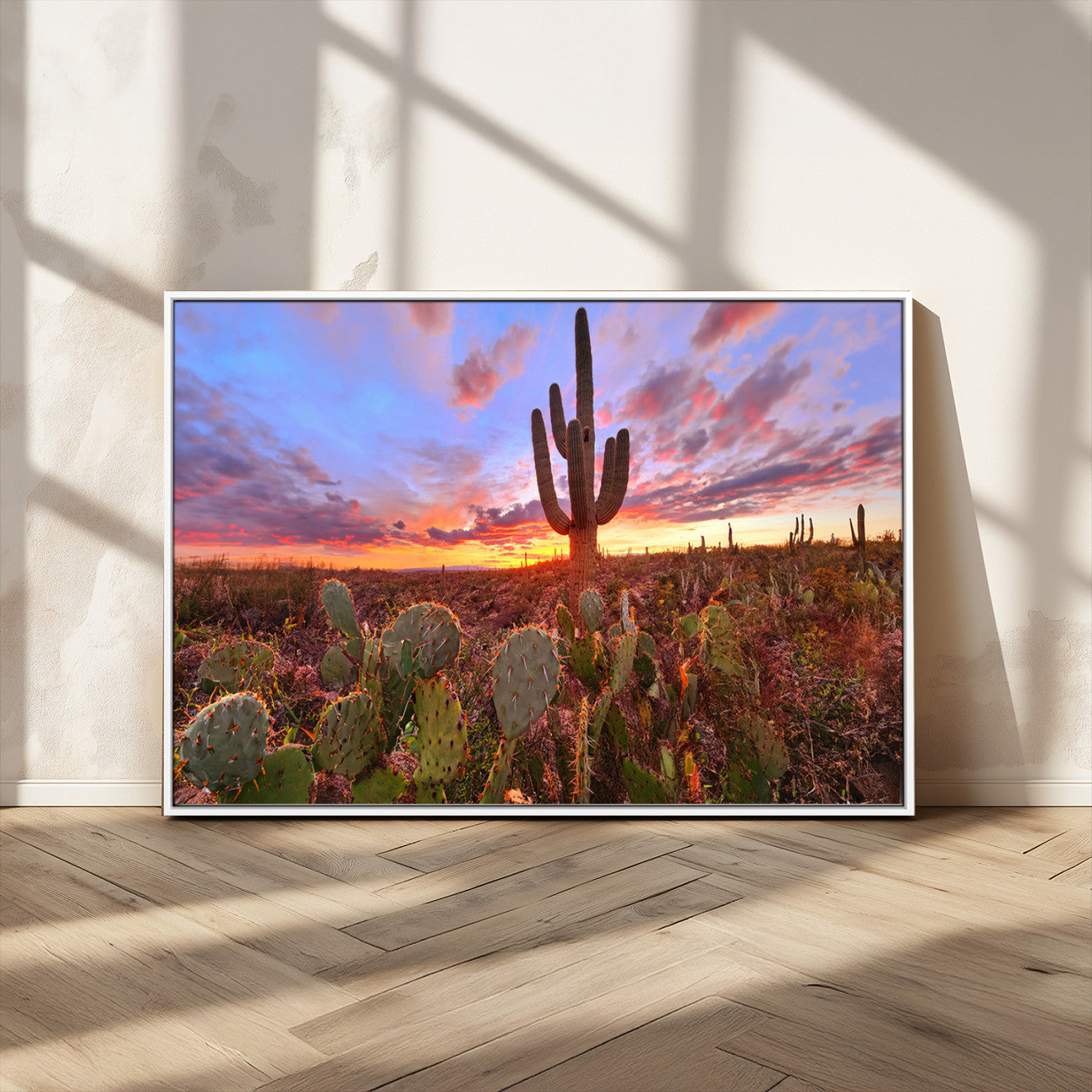 MGV-FC-36X24 - Arizona Desert Sunset Wall Art Canvas Print