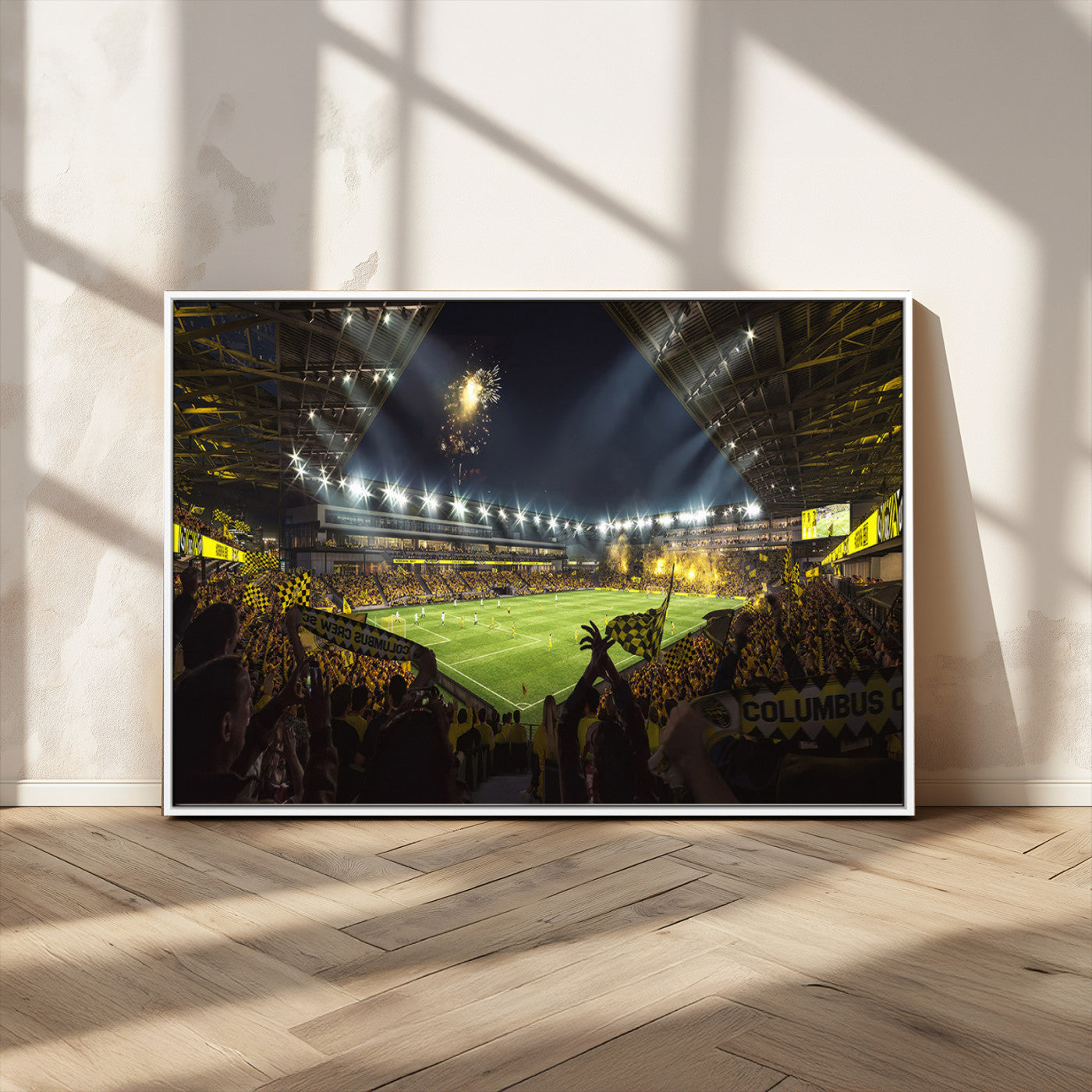 MGV-FC-36X24 - Columbus Crew Soccer Team Print - Columbus Crew Stadium Wall Art Canvas Print