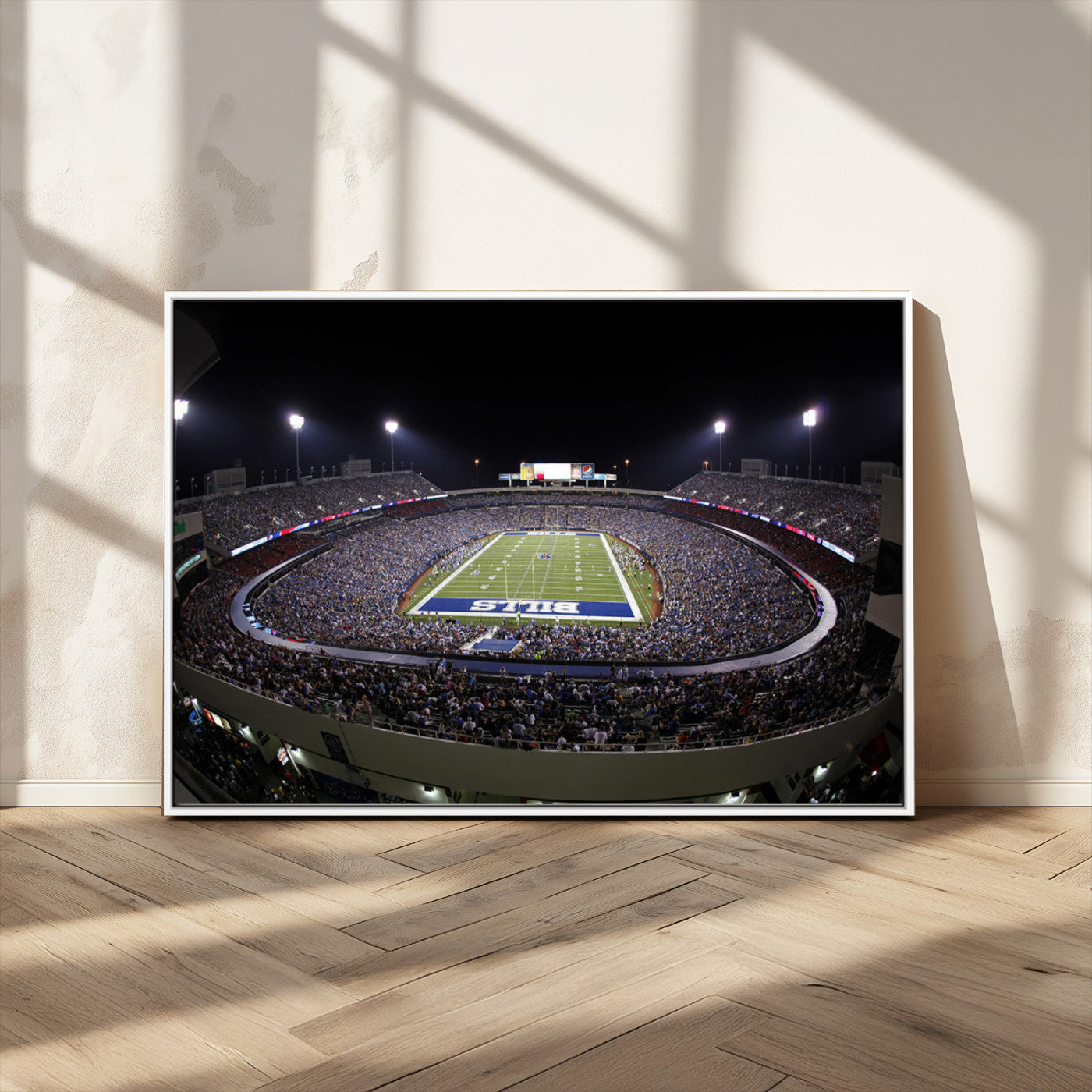 MGV-FC-36X24 - Buffalo Bills NFL Football Team Print - Buffalo Highmark Stadium Wall Art Canvas Print