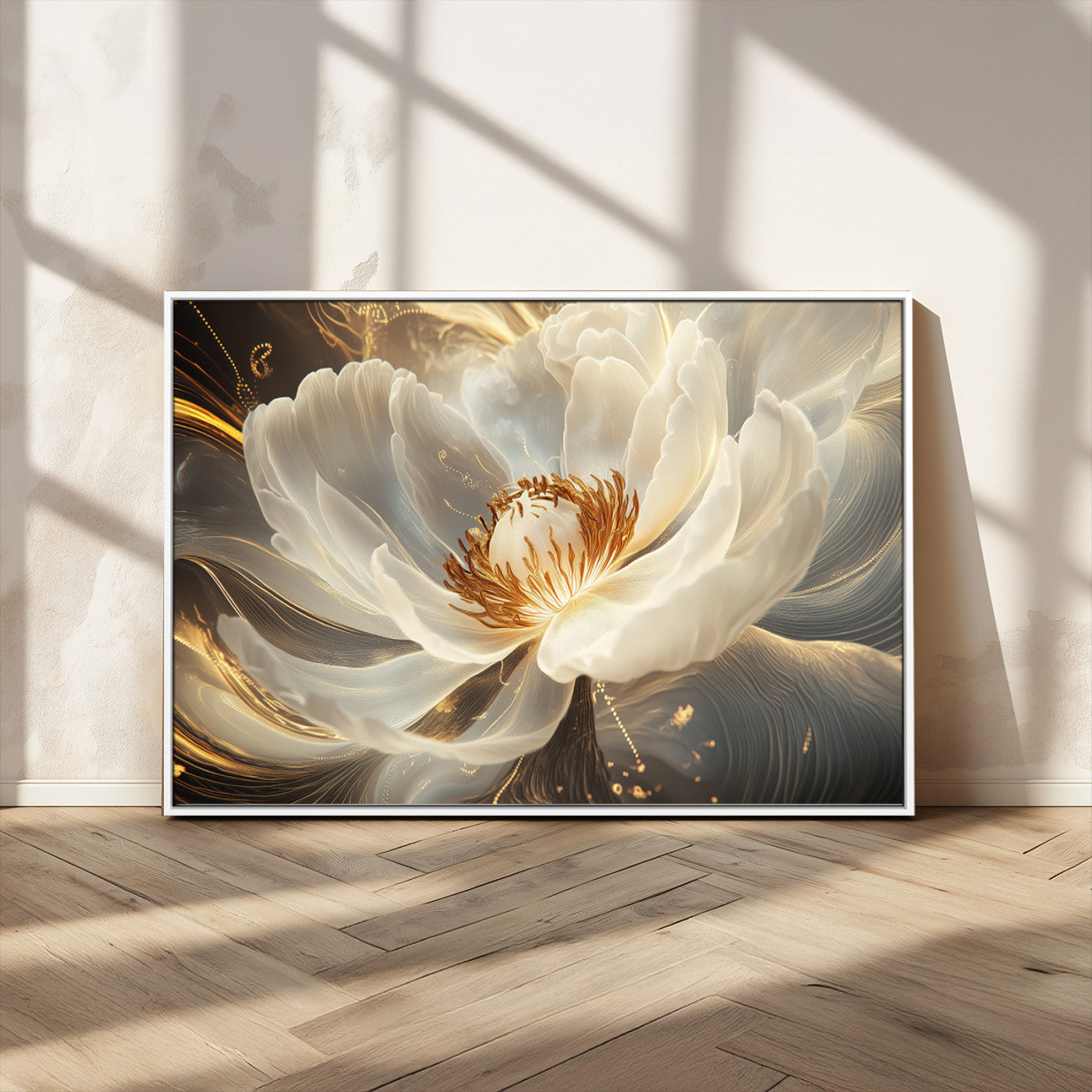 MGV-FC-36X24 - Abstract Floral Wall Art Canvas Print