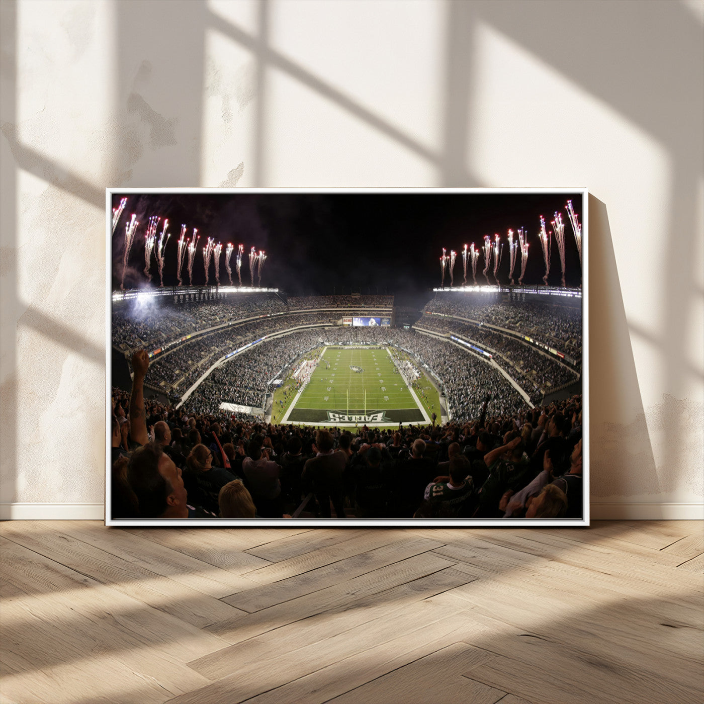 MGV-FC-36X24 - Eagles Field Stadium Wall Art - Philadelphia Eagles Football Team Print - Philadelphia Lincoln