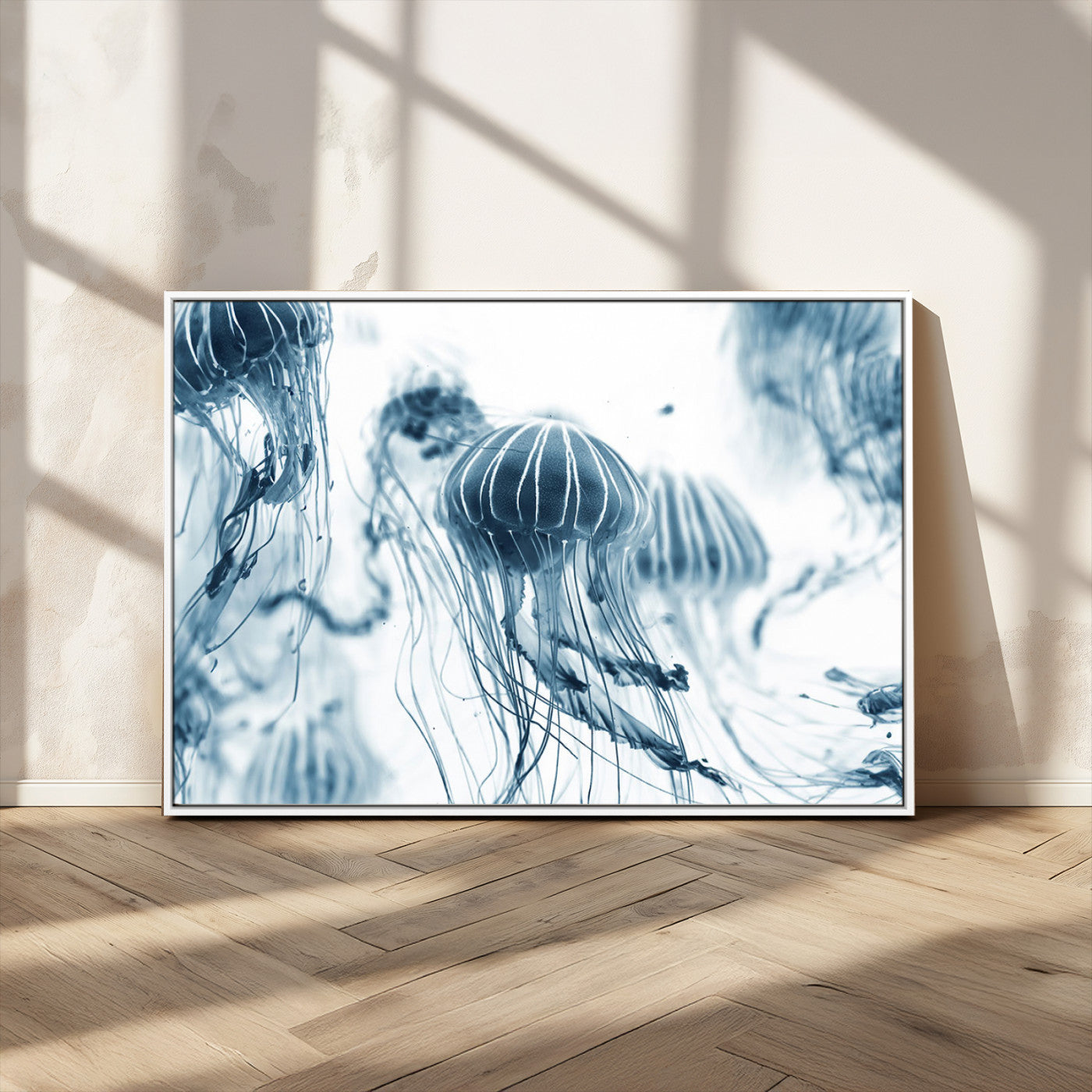 MGV-FC-36X24 - Abstract Jellyfish Canvas Print Wall Art