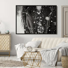 Winter Horse Snow Wall Art Canvas Print