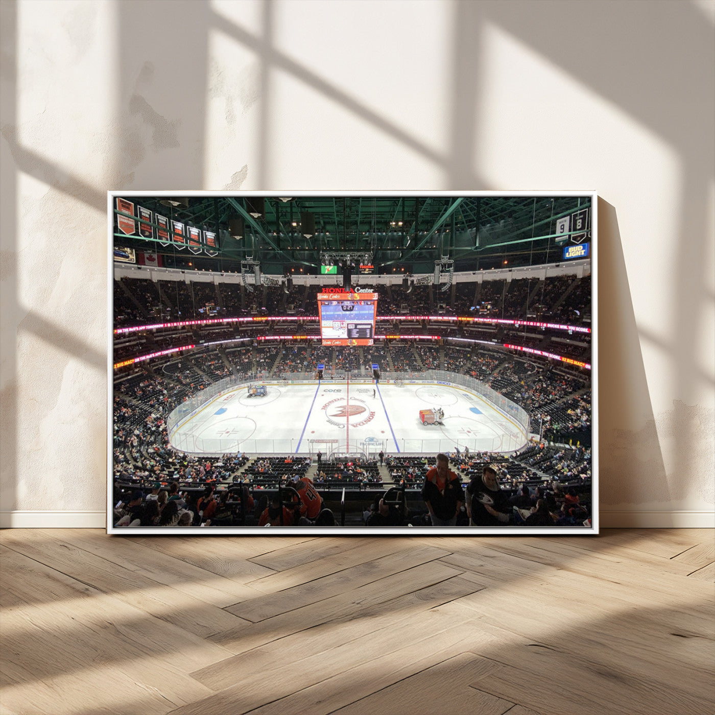 MGV-FC-36X24 - Honda Center California Anaheim Ducks Ice Hockey Stadium Canvas Print Wall Art