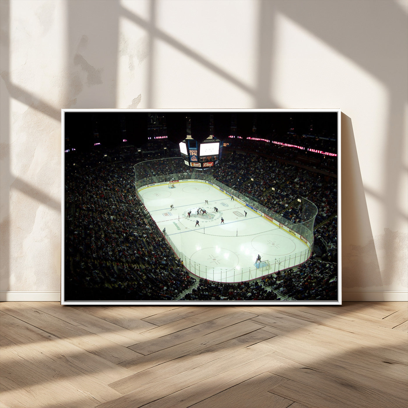 MGV-FC-36X24 - Nationwide Arena Ohio Columbus Blue Jackets Hockey Stadium Canvas Print Wall Art