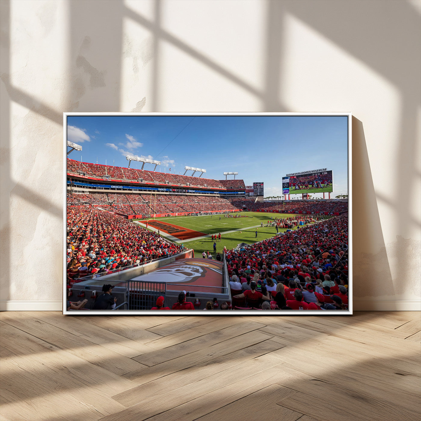 MGV-FC-36X24 - Florida Tampa Raymond James Stadium Wall Art Canvas Print - NFL Football Stadium Print