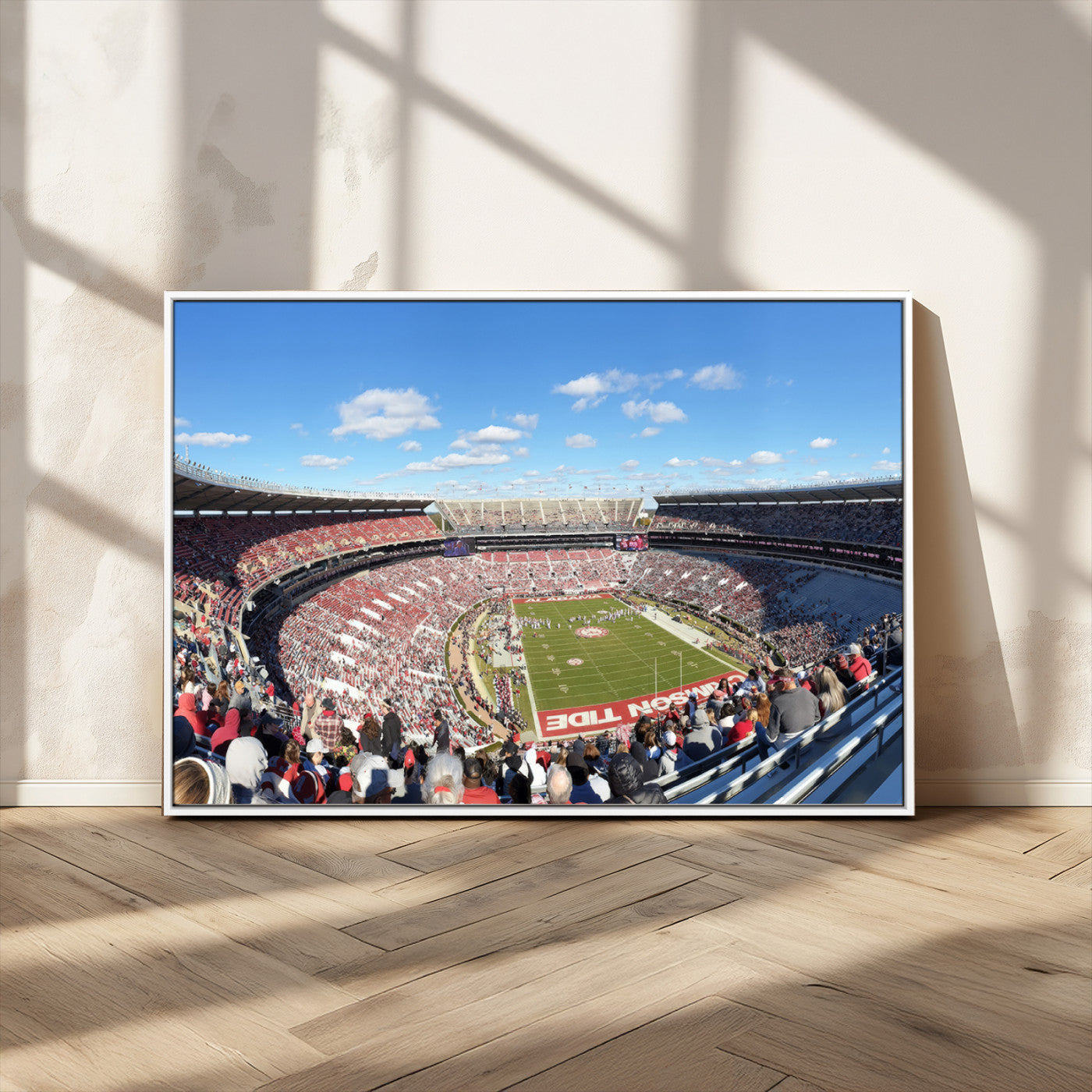 MGV-FC-36X24 - University of Alabama Crimson Tide Print Wall Art - Tuscaloosa Bryant-Denny Stadium Wall Art Canvas