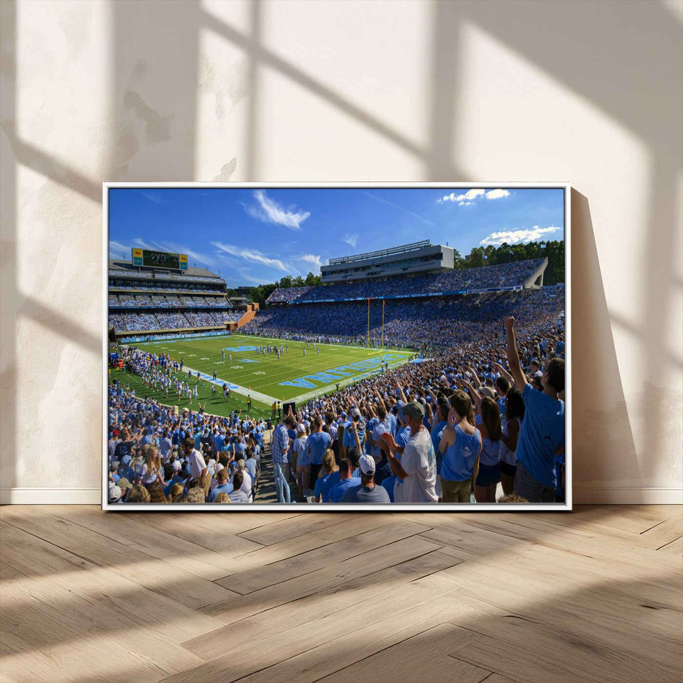 MGV-FC-36X24 - University of North Carolina Tar Heels Team Canvas Print - Chapel Hill Kenan Memorial Stadium Wall
