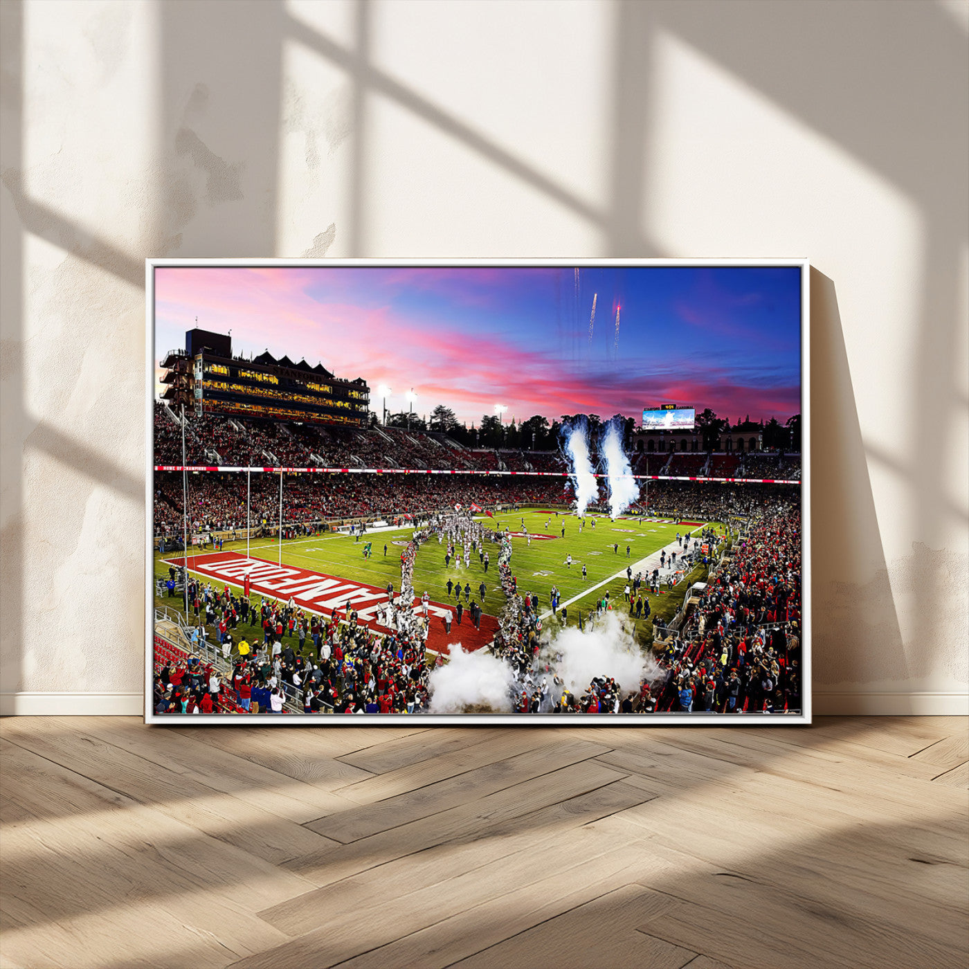 MGV-FC-36X24 - Stanford University Cardinal Football Team Print - Stanford Stadium Wall Art Canvas Print