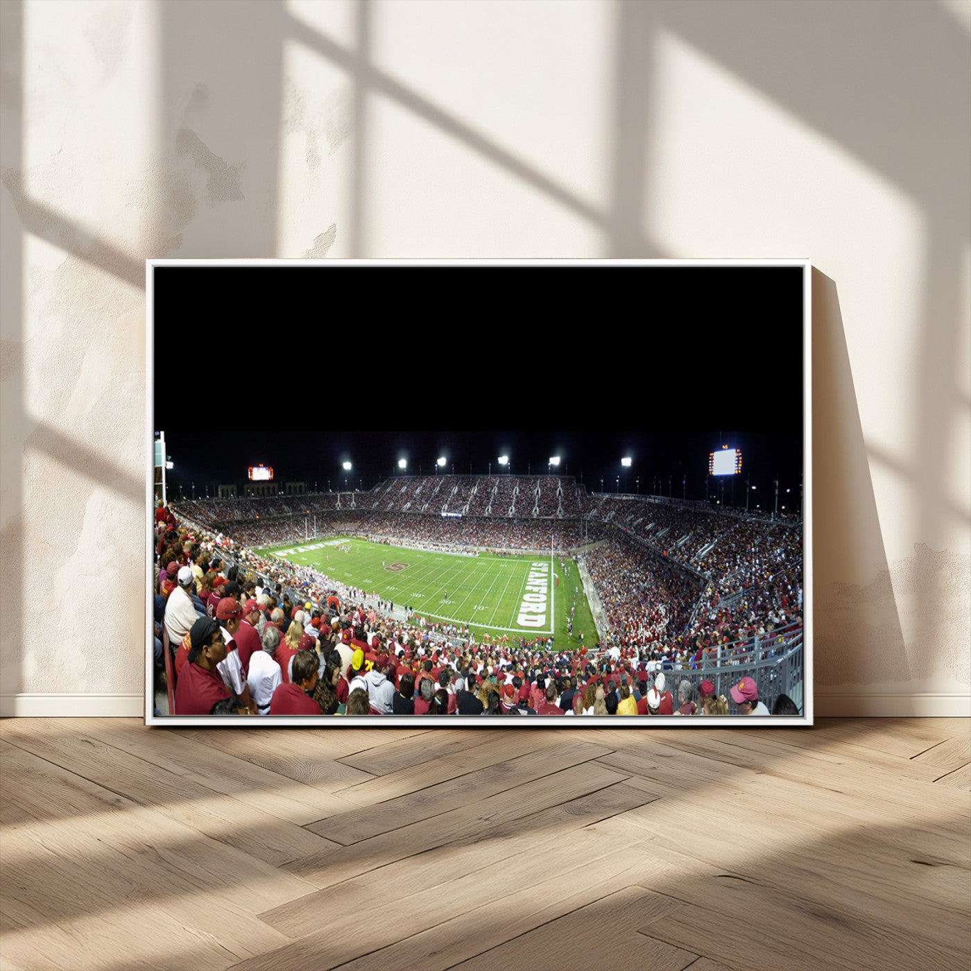 MGV-FC-36X24 - Stanford University Cardinal Football Team Print - Stanford Stadium Wall Art Canvas Print