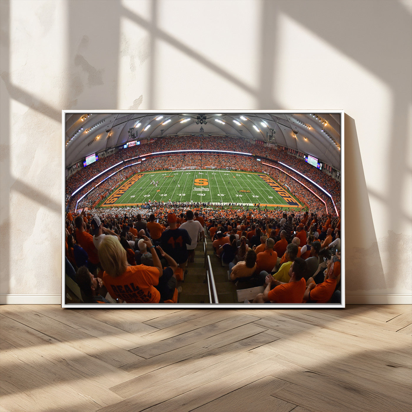 MGV-FC-36X24 - Syracuse University Orange Football Canvas Print, Football Team Print - Syracuse JMA Wireless Dome
