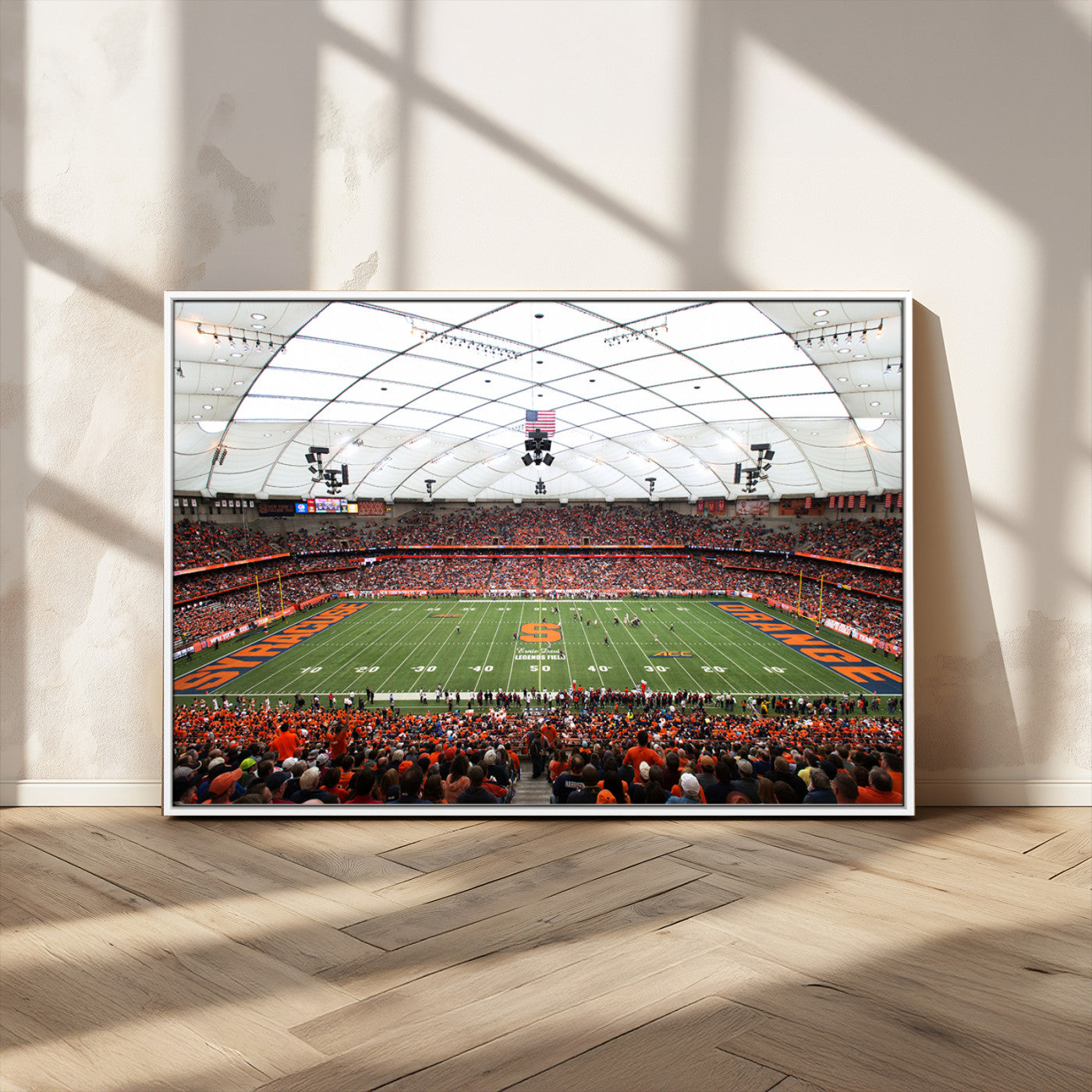 MGV-FC-36X24 - Syracuse University Orange Football Team Print - Syracuse JMA Wireless Dome Wall Art Canvas Print