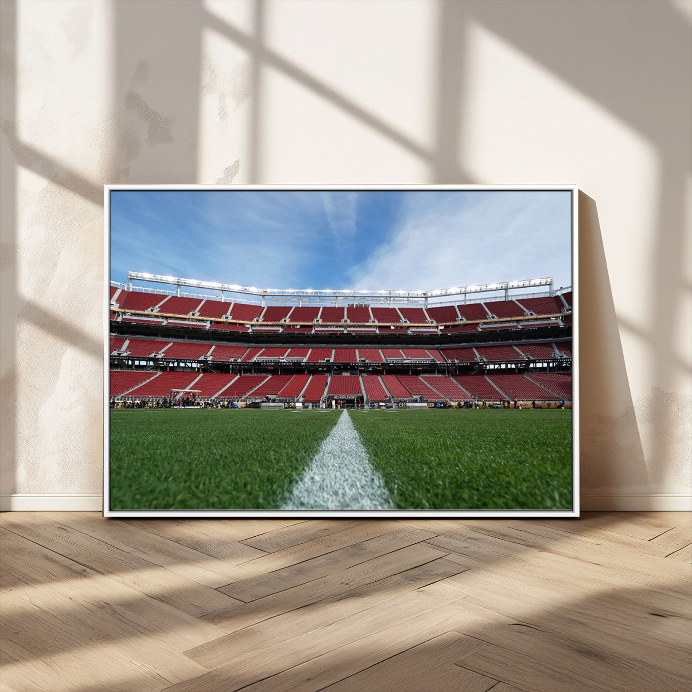 MGV-FC-36X24 - University of Tulsa Golden Hurricane Football Team Print - Tulsa H.A. Chapman Stadium Wall Art