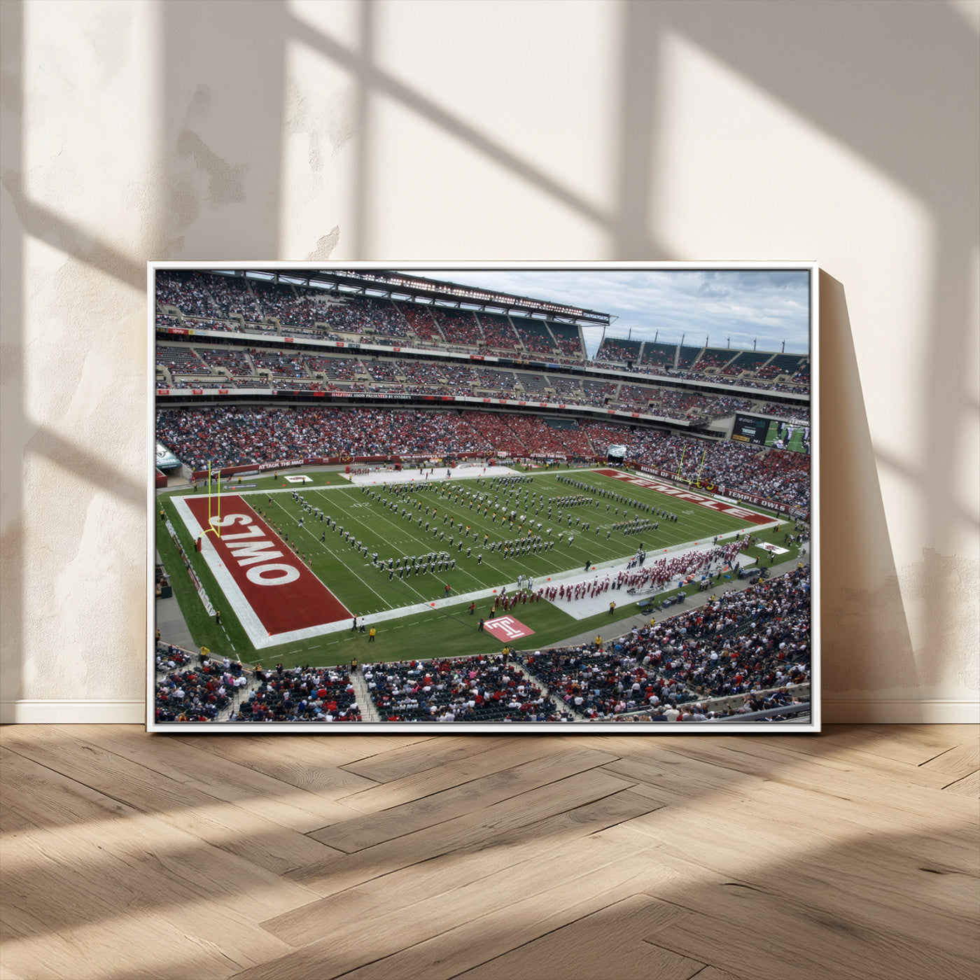MGV-FC-36X24 - The Temple University Owls Athletics Team Print - Philadelphia Lincoln Financial Field Stadium Wall