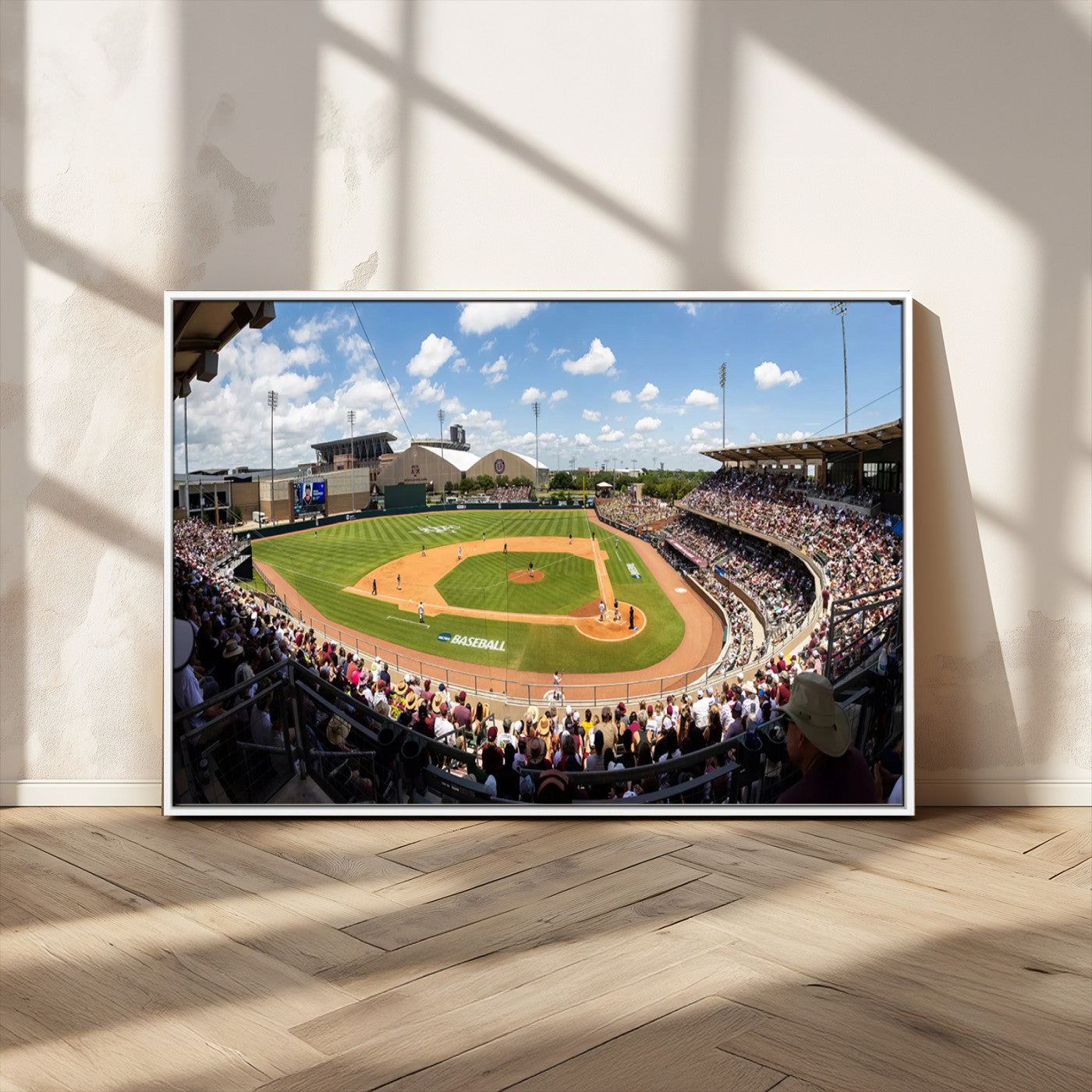 MGV-FC-36X24 - The Texas A&M University Aggies Athletics Team Print - College Station Kyle Field Wall Art Canvas