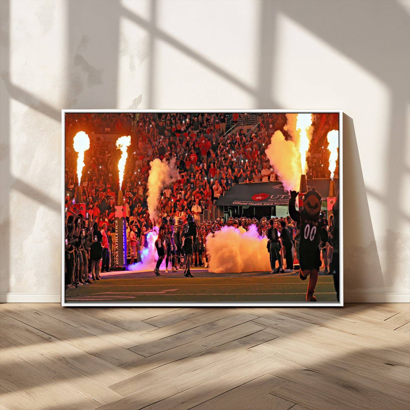 MGV-FC-36X24 - The University of Texas at San Antonio Roadrunners Football Team Print - San Antonio Alamodome Wall