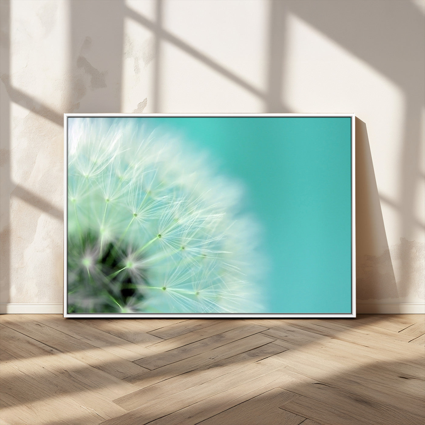 MGV-FC-36X24 - DANDELION Flower Wall Art Canvas Print, Canvas Dandelion Floral Wall Art