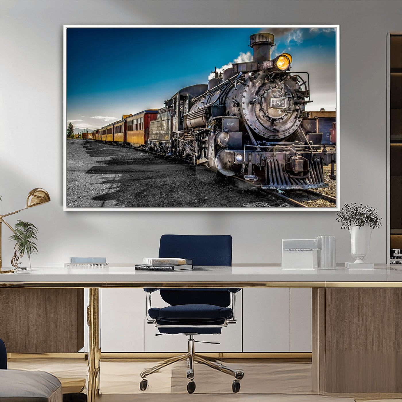 MGV-FC-36X24 - Train Wall Art Canvas Print