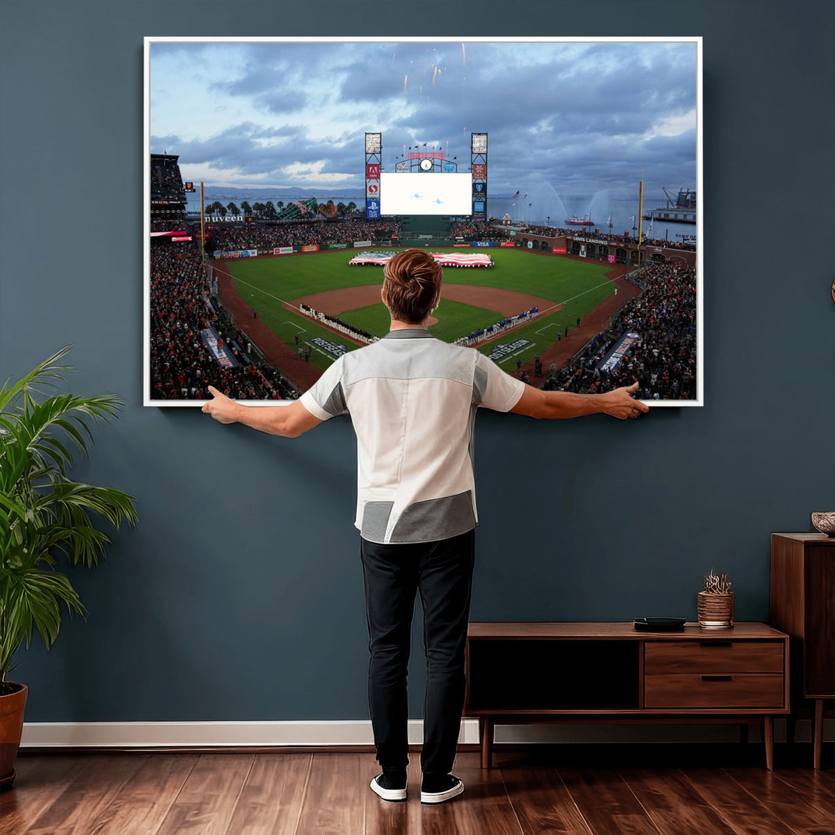 44631-MGV-CV-36X24 - Oracle Park San Francisco Giants Wall Art | Oracle Park Stadium Canvas Print