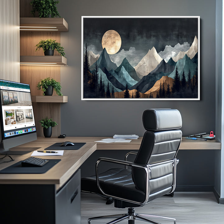Framed Wall Art Canvas Print