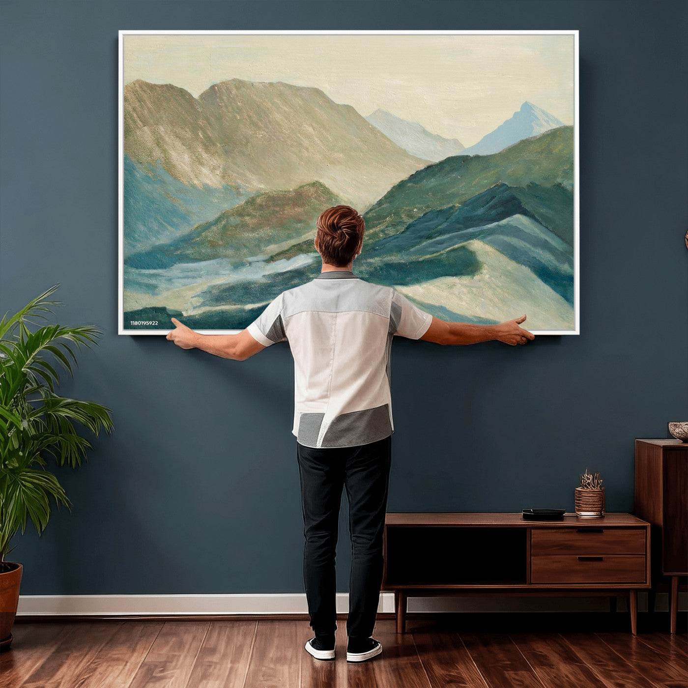 33629523-MGV-CV-36X24 - Shemelina Mountain Landscape, Mountains at Dawn Wall Art Canvas Print