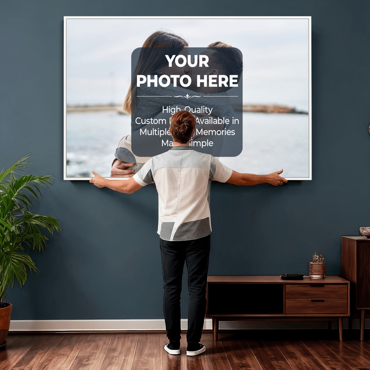 29940442-MGV-CV-36X24 - Custom Photo Canvas Print, Personalized Picture Wall Art, Your Image on Canvas, Family Portrait Gift