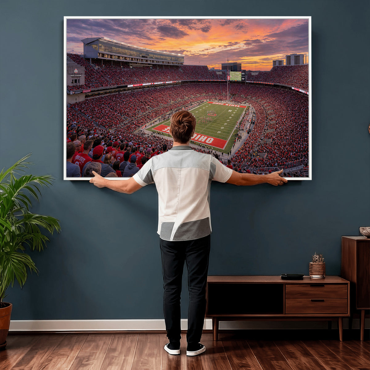 95137596-MGV-CV-36X24 - Stadium Wall Art Canvas Print