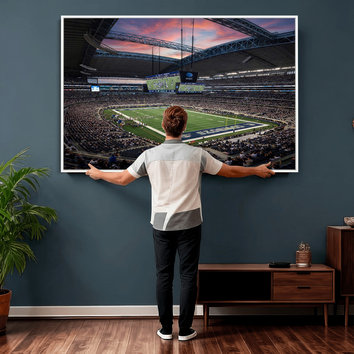 11530179-MGV-CV-36X24 - Stadium Wall Art Canvas Print