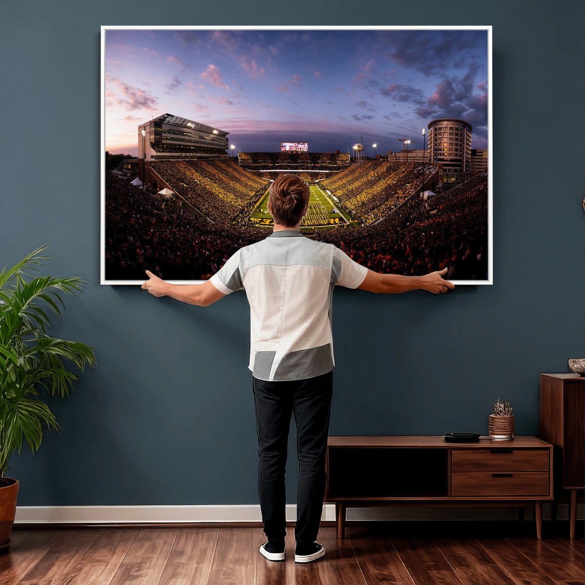 49683861-MGV-CV-36X24 - Stadium Wall Art Canvas Print