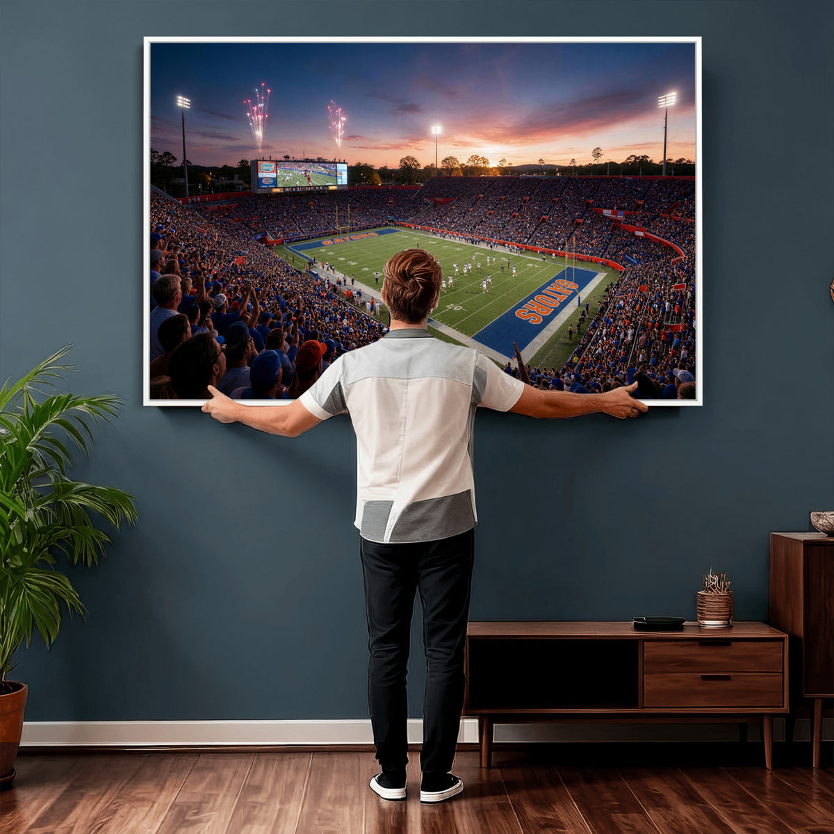 42817292-MGV-CV-36X24 - Stadium Wall Art Canvas Print