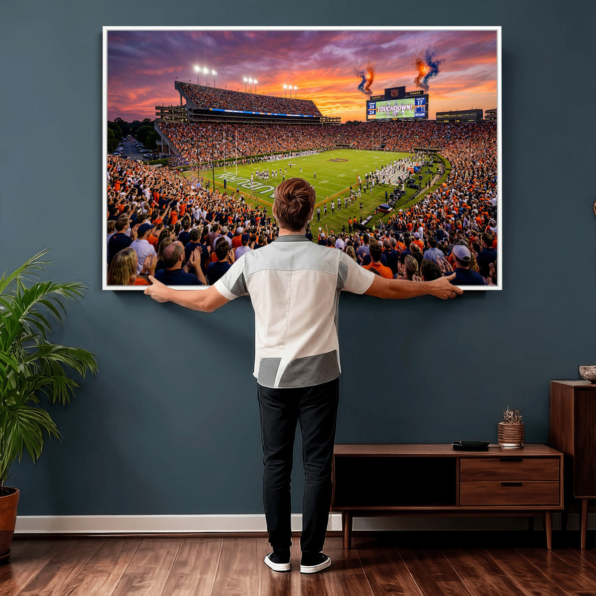77756715-MGV-CV-36X24 - Stadium Wall Art Canvas Print