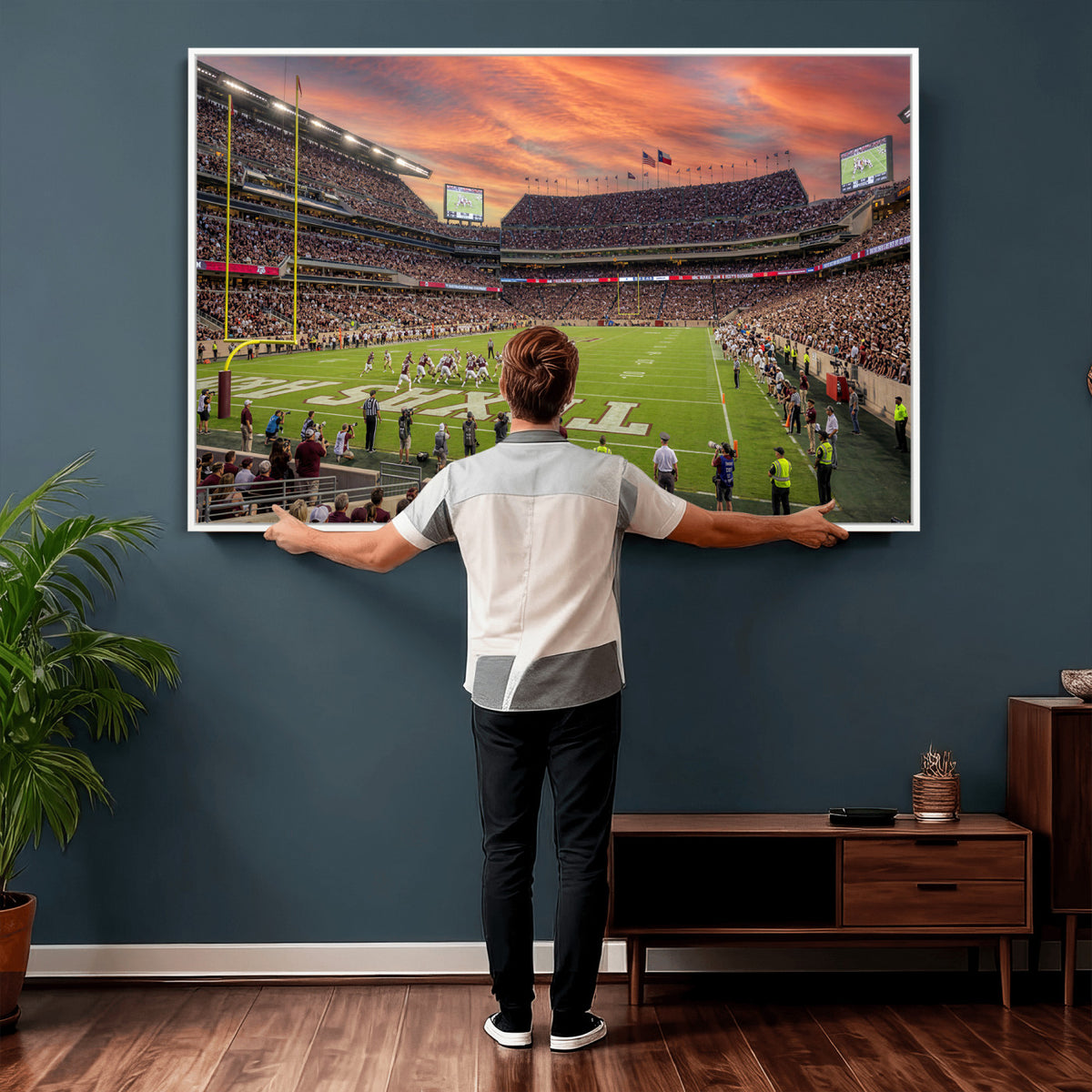 80055809-MGV-CV-36X24 - Stadium Wall Art Canvas Print