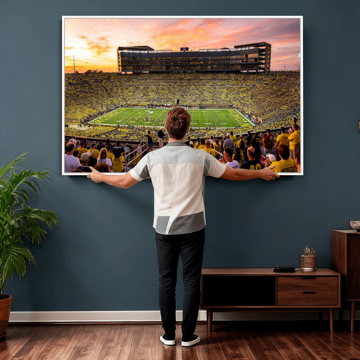 27265223-MGV-CV-36X24 - Stadium Wall Art Canvas Print