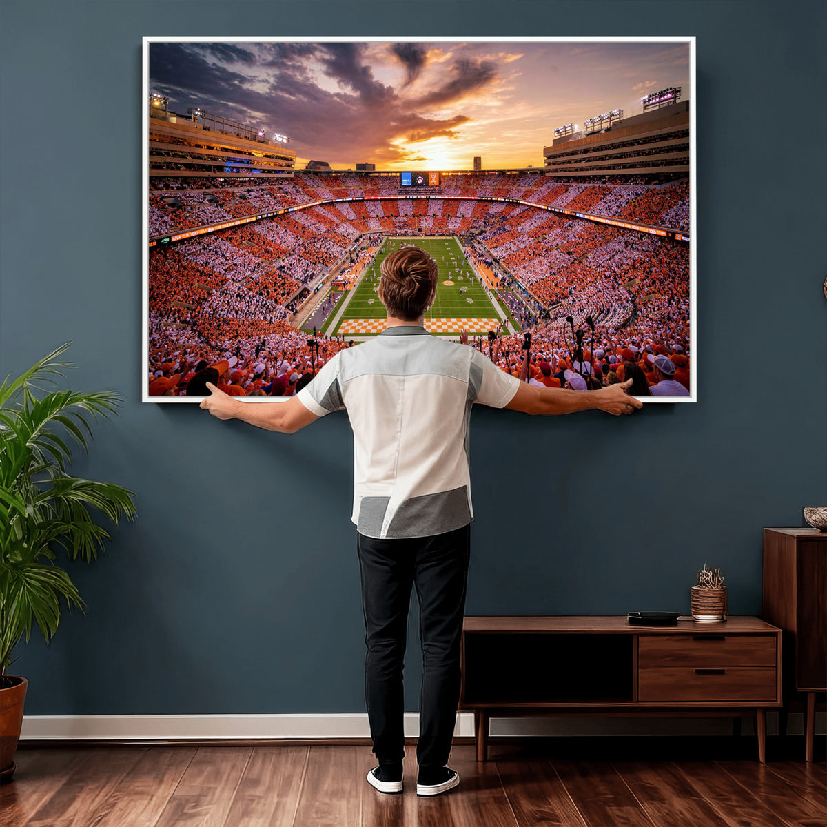 68184875-MGV-CV-36X24 - Stadium Wall Art Canvas Print