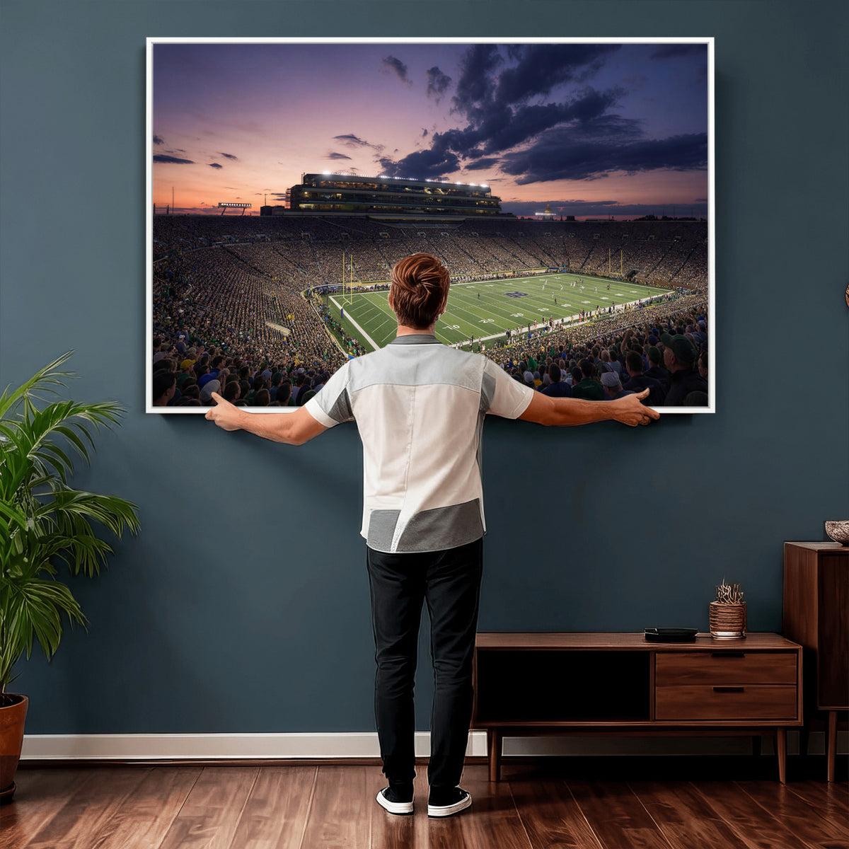 48837941-MGV-CV-36X24 - Stadium Wall Art Canvas Print