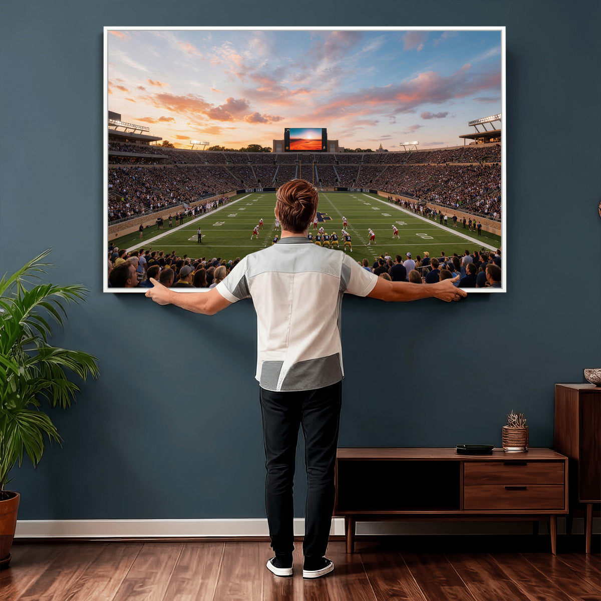 54464530-MGV-CV-36X24 - Stadium Wall Art Canvas Print