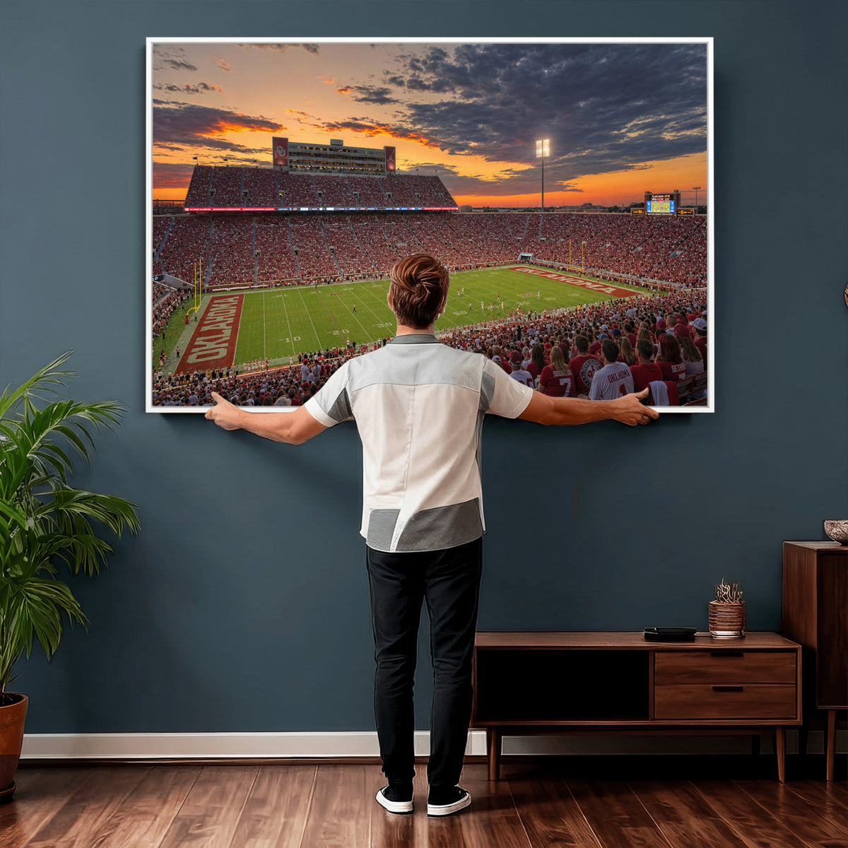 75444407-MGV-CV-36X24 - Stadium Wall Art Canvas Print