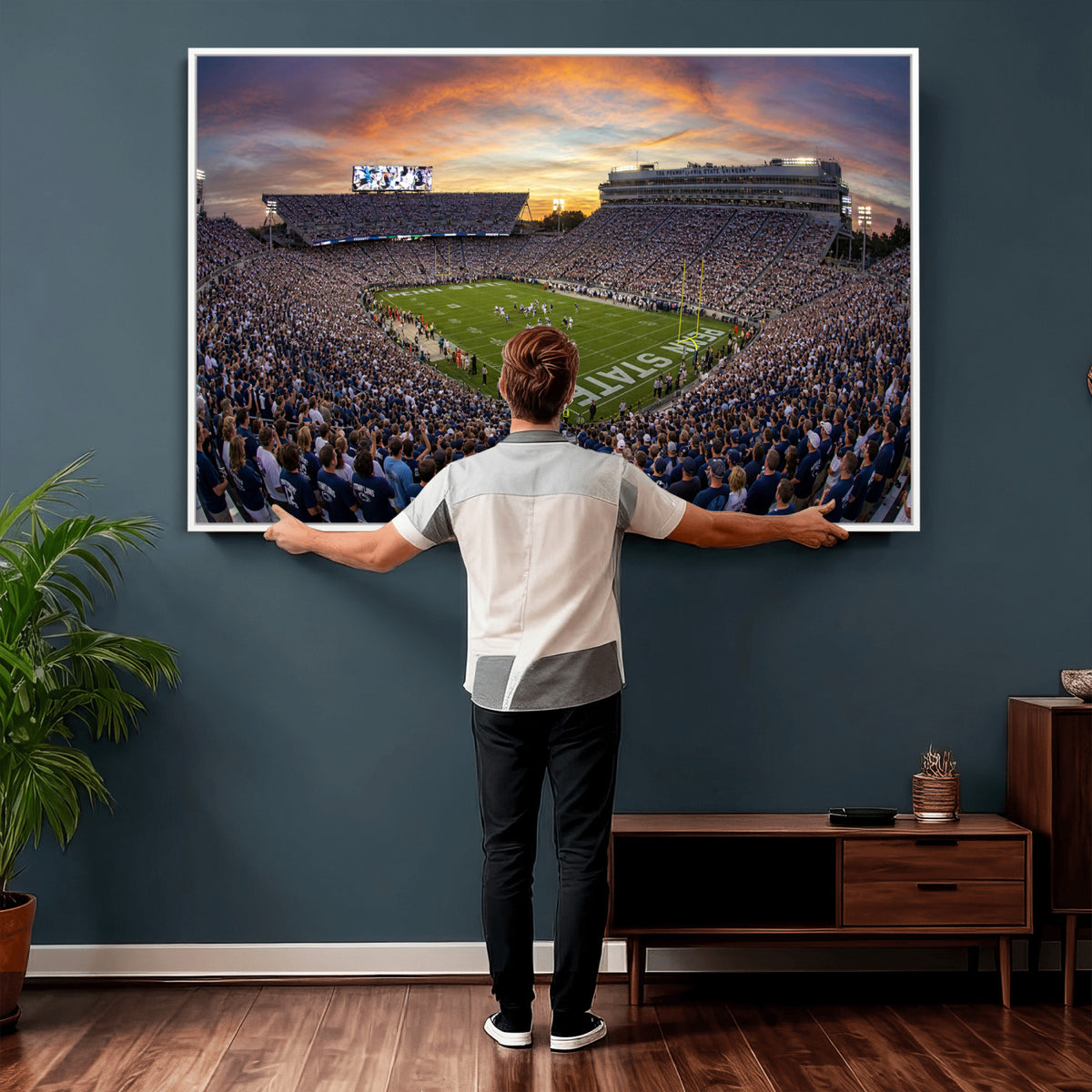 29008668-MGV-CV-36X24 - Stadium Wall Art Canvas Print