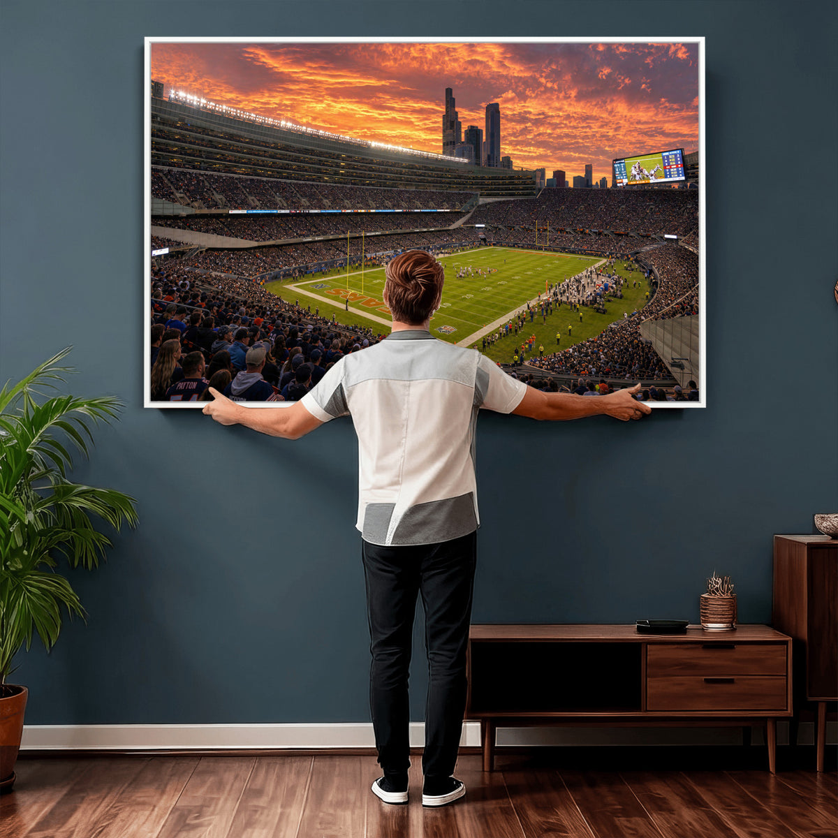 25159364-MGV-CV-36X24 - Stadium Wall Art Canvas Print