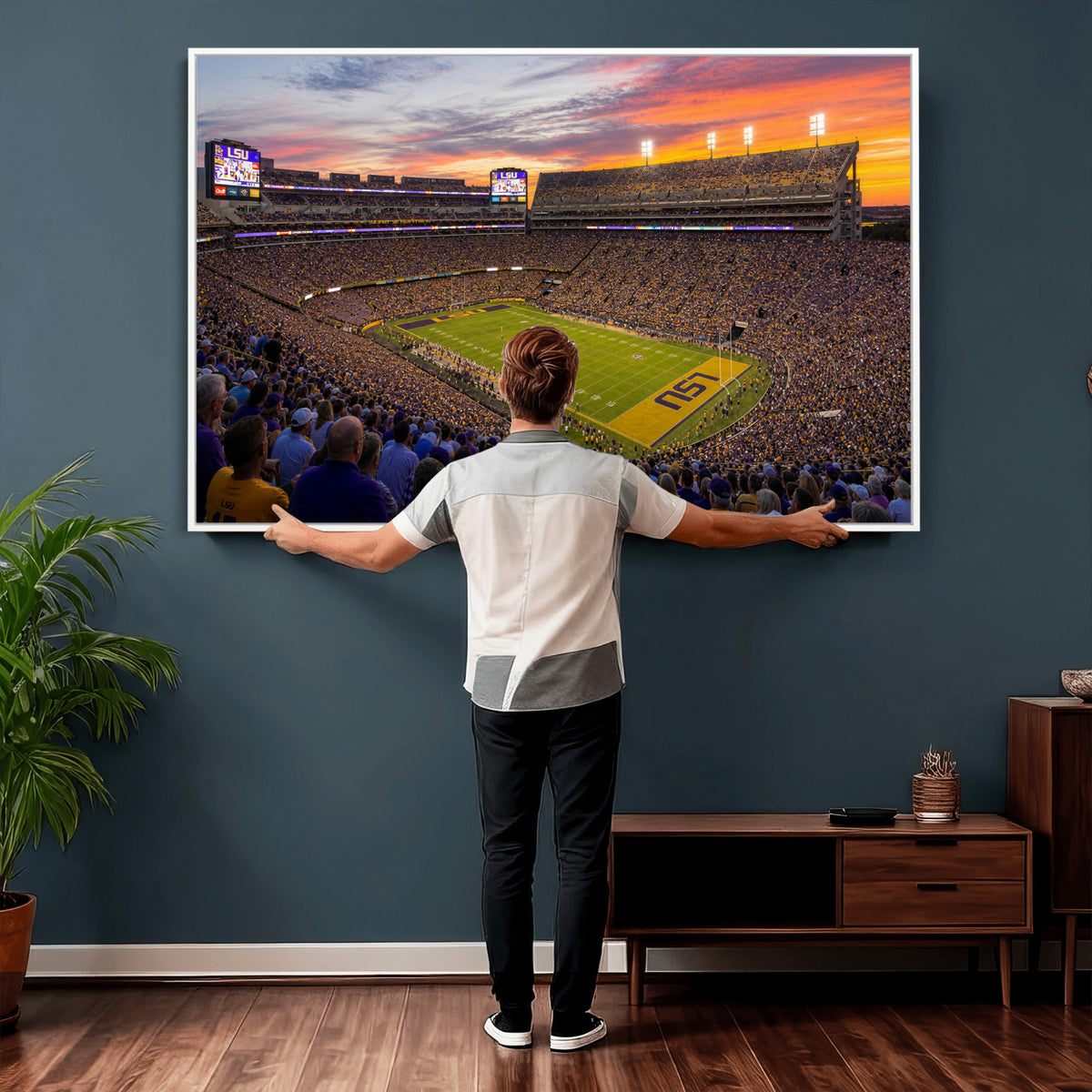91303167-MGV-CV-36X24 - Stadium Wall Art Canvas Print