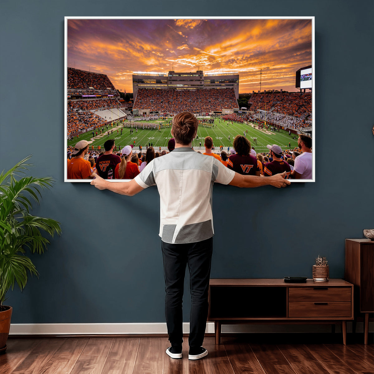 25873880-MGV-CV-36X24 - Stadium Wall Art Canvas Print