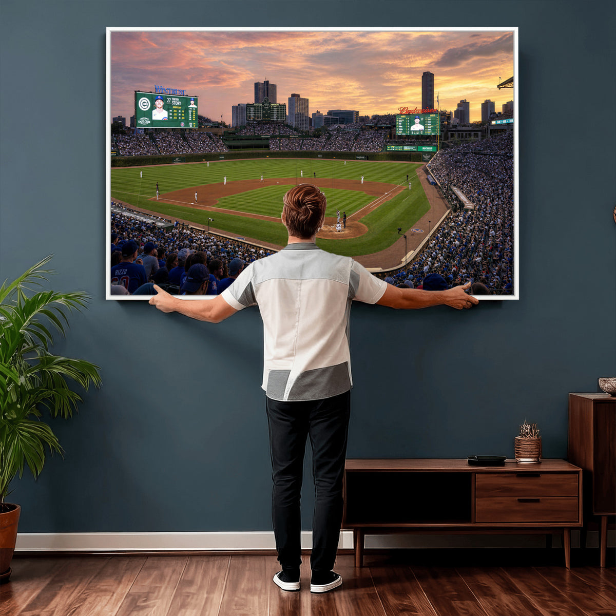 41641466-MGV-CV-36X24 - Stadium Wall Art Canvas Print
