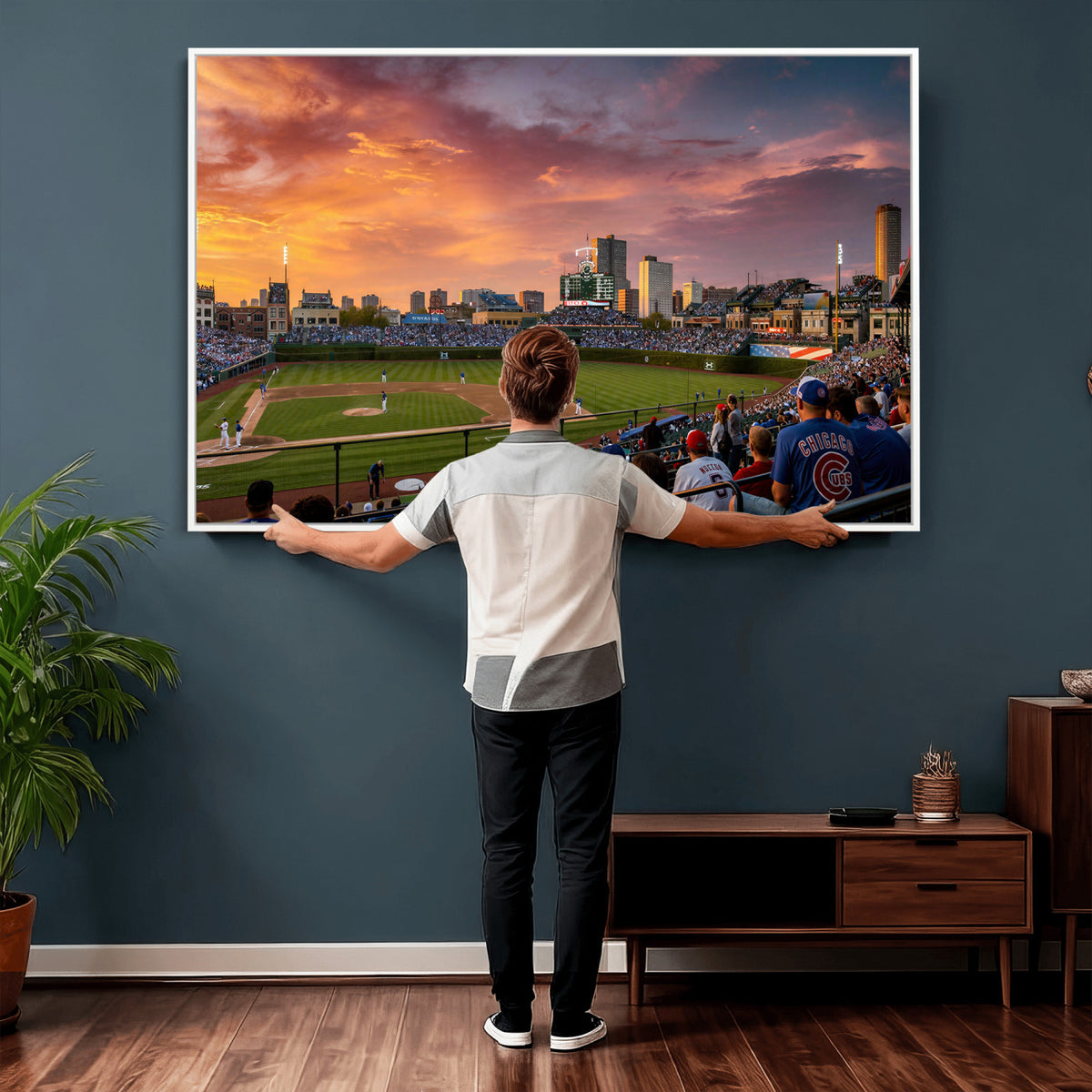 94073020-MGV-CV-36X24 - Stadium Wall Art Canvas Print