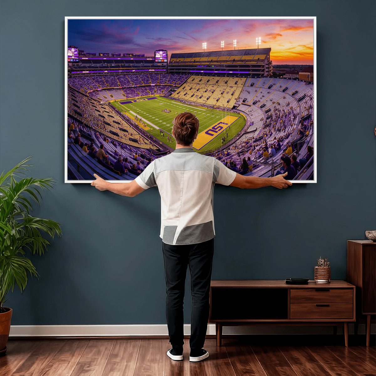 21378512-MGV-CV-36X24 - Stadium Wall Art Canvas Print