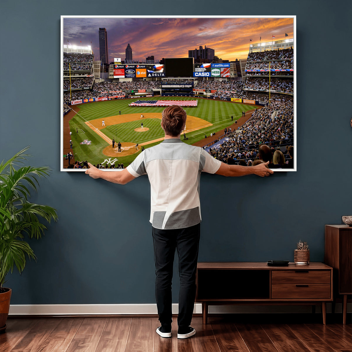 39000124-MGV-CV-36X24 - Stadium Wall Art Canvas Print
