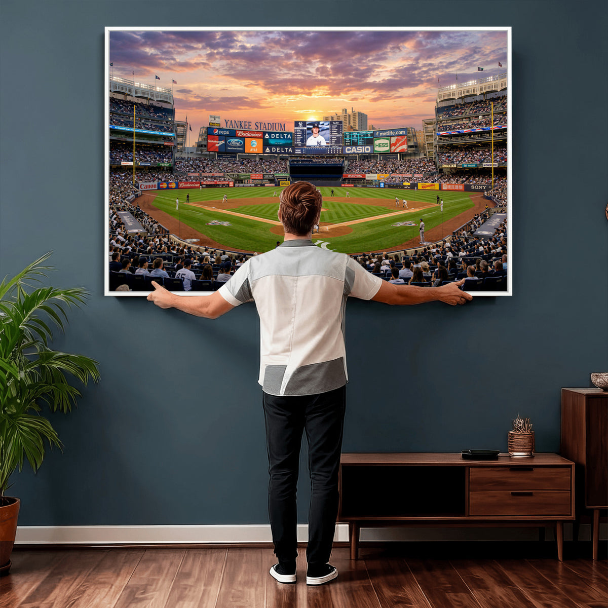 26297292-MGV-CV-36X24 - Stadium Wall Art Canvas Print